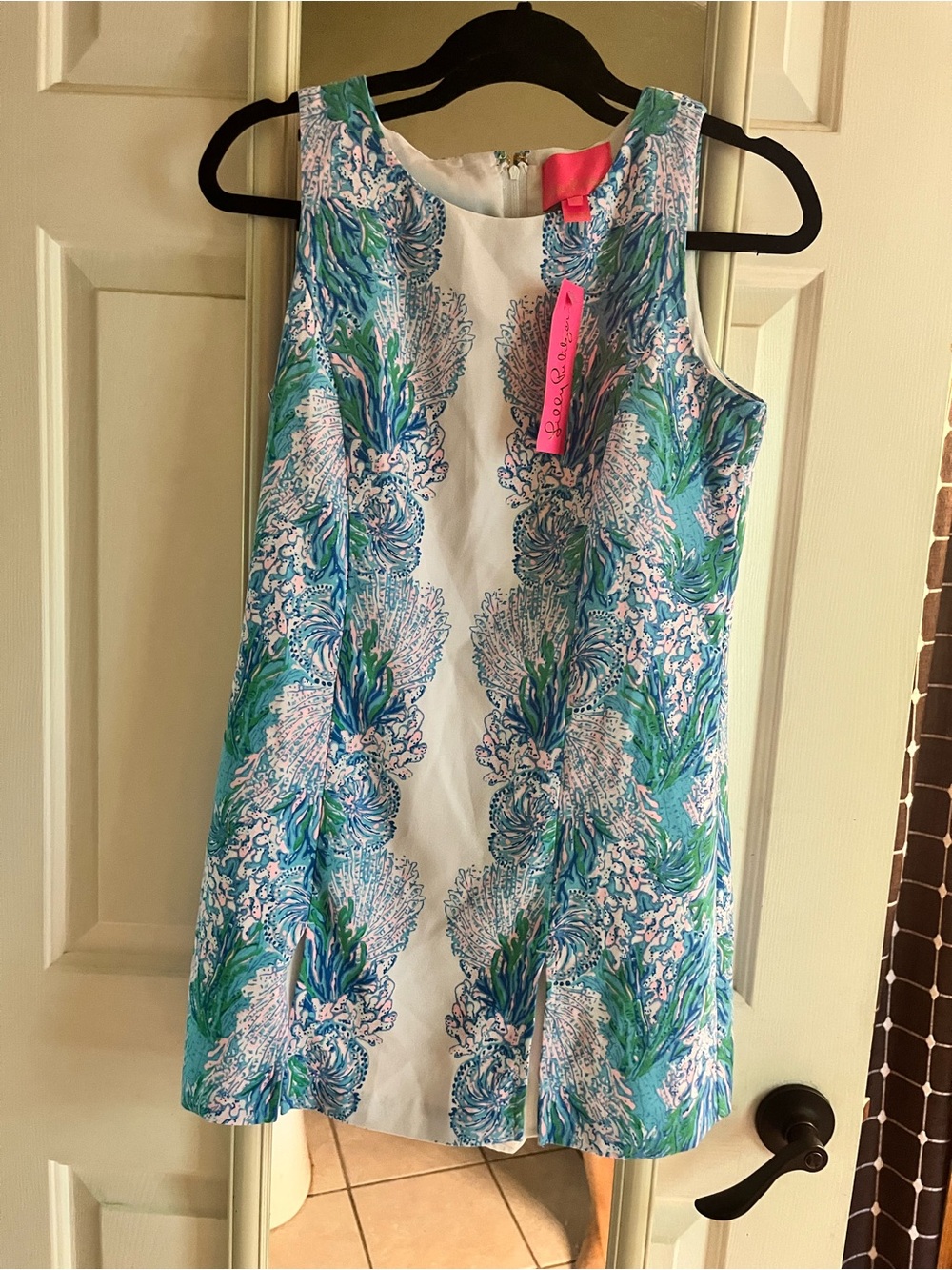 Lilly Pulitzer Blue, Green & Pink Floral Sleeveless Romper